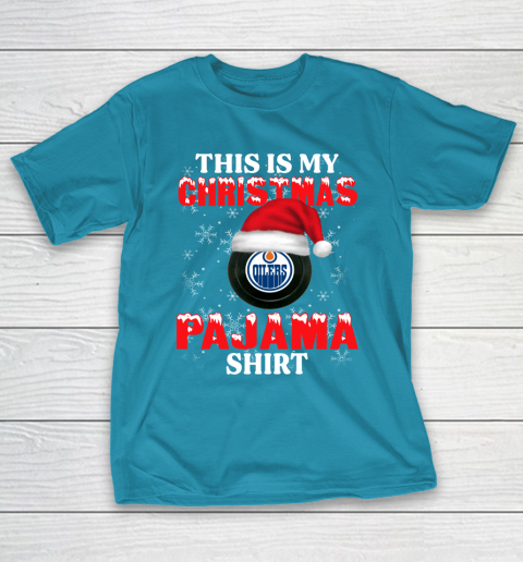Edmonton Oilers This Is My Christmas Pajama Shirt NHL T-Shirt 7