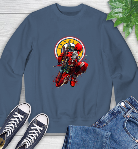 NBA Deadpool Marvel Comics Sports Basketball Indiana Pacers Sweatshirt 7