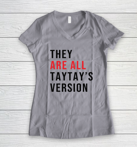 They Are All Taytay's Version Women's V-Neck T-Shirt 2