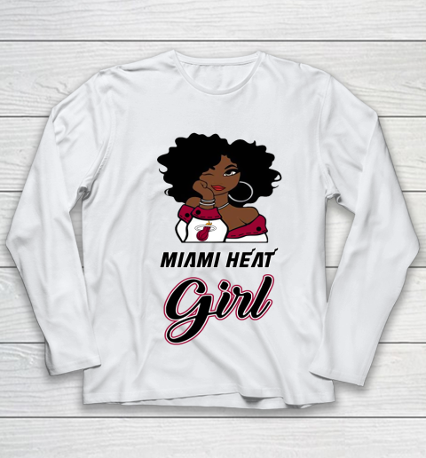 Miami Heat Girl NBA Youth Long Sleeve 2