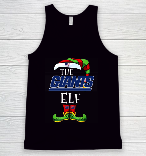 New York Giants Christmas ELF Funny NFL Tank Top