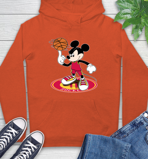 NBA Basketball Houston Rockets Cheerful Mickey Disney Shirt Hoodie 5