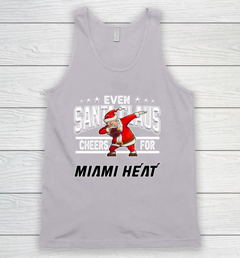 Miami Heat Even Santa Claus Cheers For Christmas NBA Tank Top 3