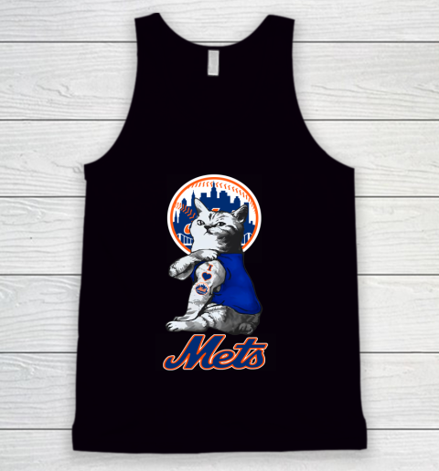 MLB Baseball My Cat Loves New York Mets Tank Top
