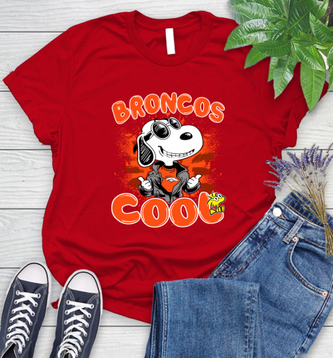 NFL Football Denver Broncos Cool Snoopy Shirt Women's T-Shirt 11