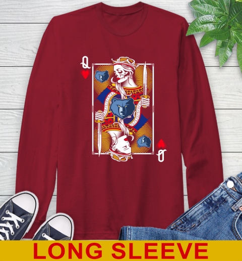 NBA Basketball Memphis Grizzlies The Queen Of Hearts Card Shirt Long Sleeve T-Shirt 9