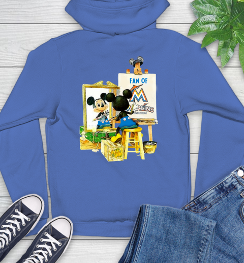 MLB Baseball Miami Marlins Mickey Drawing Shirt 22