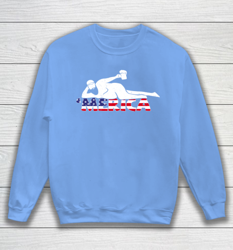 Beer Lover Funny Shirt Mens 4th Of July Merica Fat Party Funny Drinking Adult Joke Sweatshirt 8