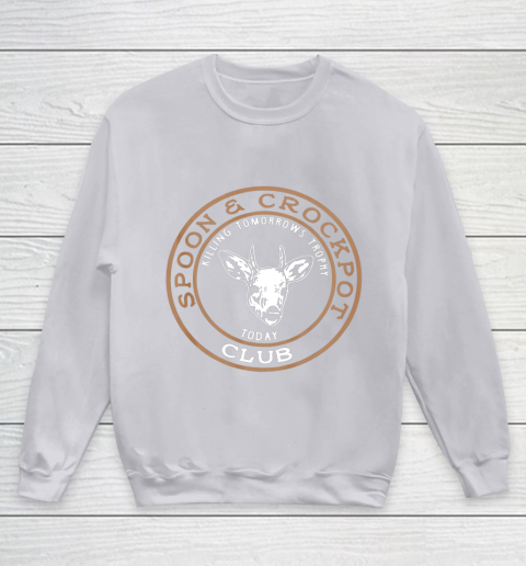 Spoon And Crock Pot Killing Tomorrow s Trophy Youth Sweatshirt 3