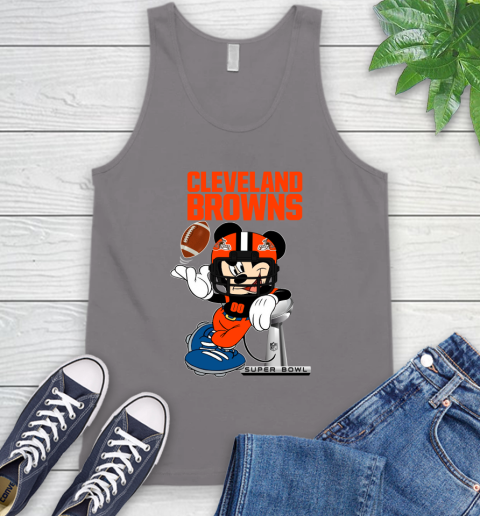 NFL Cleveland Browns Mickey Mouse Disney Super Bowl Football T Shirt Tank Top 7
