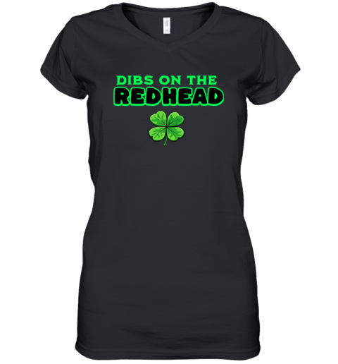 Dibs On The Redhead Women's V-Neck T-Shirt