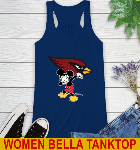 Arizona Cardinals NFL Football Dabbing Mickey Disney Sports Racerback Tank 9