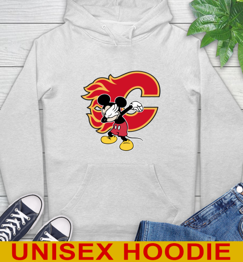 Calgary Flames NHL Hockey Dabbing Mickey Disney Sports Hoodie