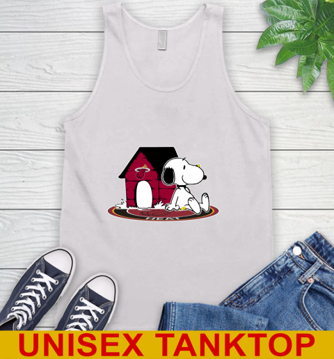 NBA Basketball Miami Heat Snoopy The Peanuts Movie Shirt Tank Top