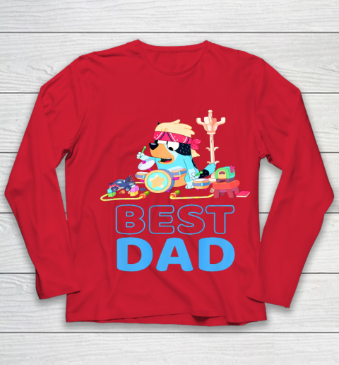 Bluey Best Dad Matching Family For Lover Youth Long Sleeve 8