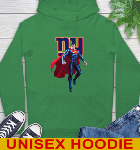 NFL Superman DC Sports Football New York Giants Hoodie 8