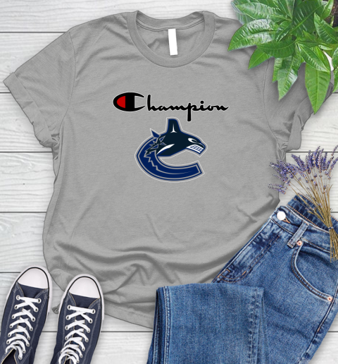 NHL Hockey Vancouver Canucks Champion Shirt Women's T-Shirt 10