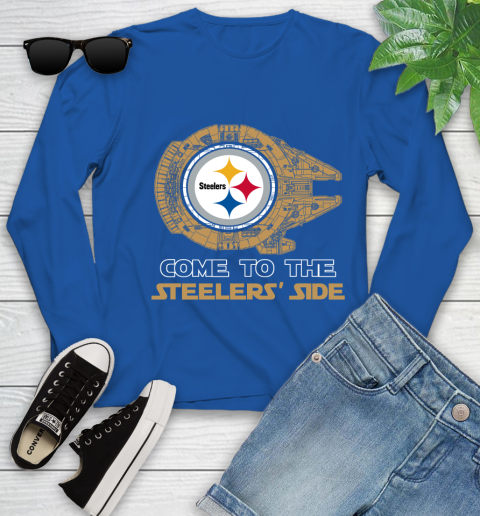 NFL Come To The Pittsburgh Steelers Wars Football Sports Youth Long Sleeve 10
