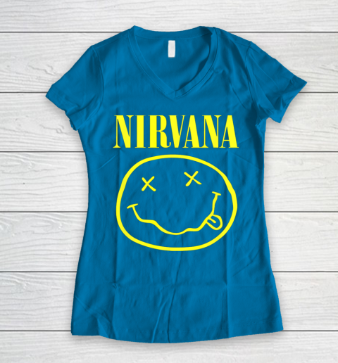 Vintage Nirvanas Women's V-Neck T-Shirt 5