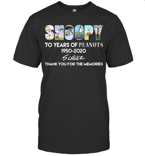 Snoopy 70 Years 2020 Thankful Memories