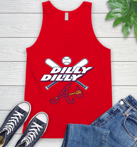 MLB Atlanta Braves Dilly Dilly Baseball Sports Tank Top 6