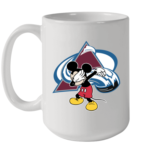 Colorado Avalanche NHL Hockey Dabbing Mickey Disney Sports Ceramic Mug 15oz