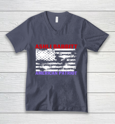 Sears Ashli Babbitt Shirt American Patriot V-Neck T-Shirt 7