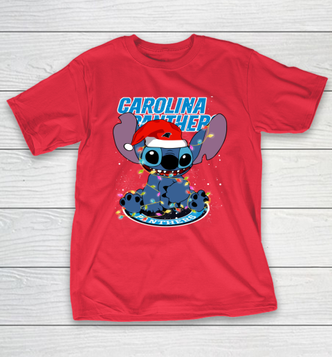 Carolina Panthers NFL Football noel stitch Christmas T-Shirt 7