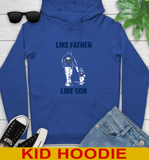 Buffalo Sabres NHL Hockey Like Father Like Son Sports Youth Hoodie 10