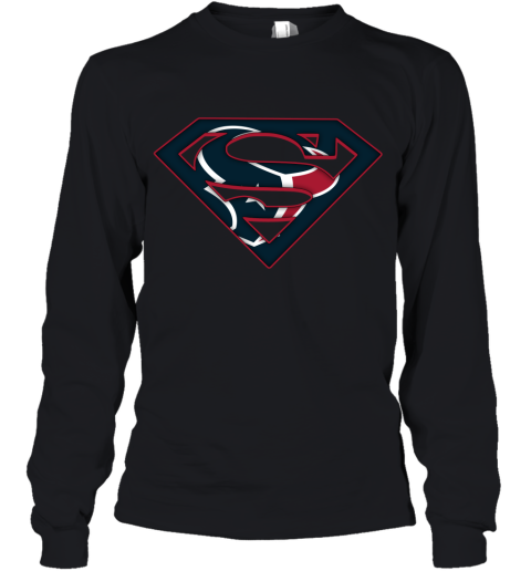 We Are Undefeatable The Houston Texans x Superman NFL Youth Long Sleeve