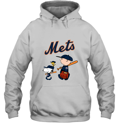 New York Mets Let's Play Baseball Together Snoopy MLB Hoodie
