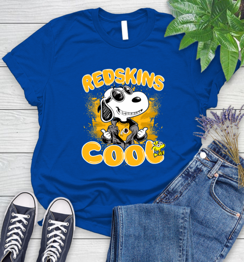NFL Football Washington Redskins Cool Snoopy Shirt Women's T-Shirt 10