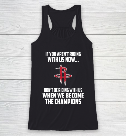 NBA Houston Rockets Basketball We Become The Champions Racerback Tank