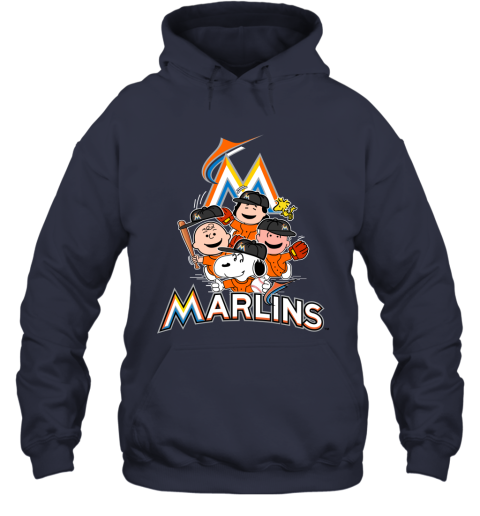 Peanuts Charlie Brown And Snoopy Playing Baseball Miami Marlins shirt,  hoodie, sweater, long sleeve and tank top