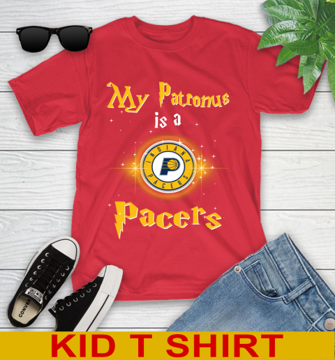 NBA Basketball Harry Potter My Patronus Is A Indiana Pacers Youth T-Shirt 11