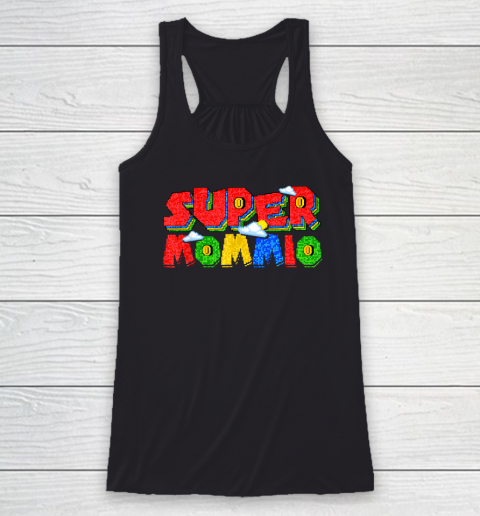 Mother's Day Shirt Gamer Mommio Super Mom Racerback Tank