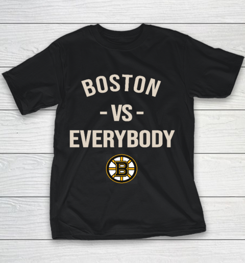 Boston Bruins Vs Everybody Youth T-Shirt