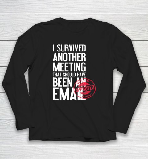 I Survived Another Meeting That Should Have Been An Email Long Sleeve T-Shirt