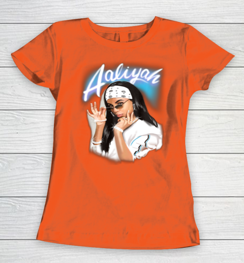 Red aaliyah store shirt
