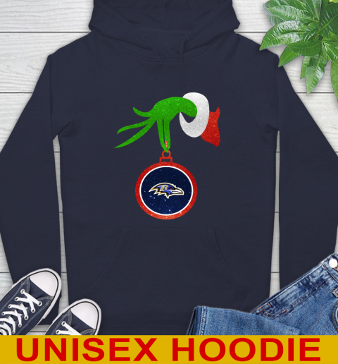 Baltimore Ravens Grinch Merry Christmas NFL Football Hoodie 4
