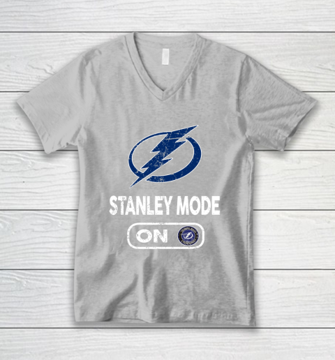 Tampa Bay Lightning Stanley Mode On V-Neck T-Shirt 3