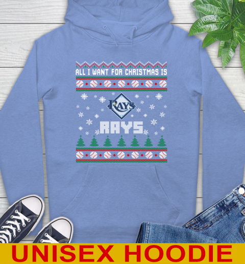 MLB All I Want For Christmas Is Tampa Bay Rays Baseball Sports 23