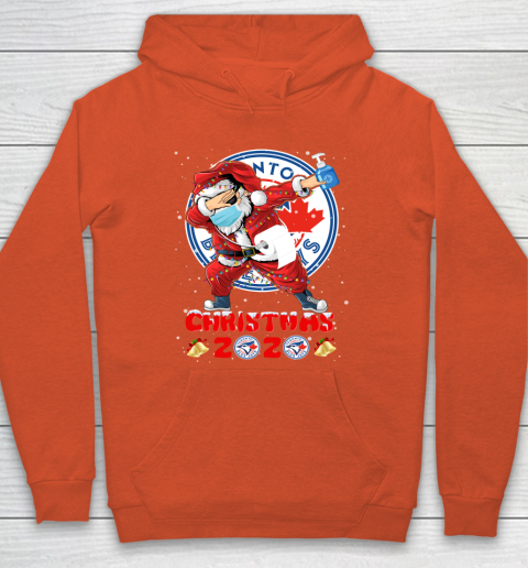 Toronto Blue Jays Funny Santa Claus Dabbing Christmas 2020 MLB Hoodie 3