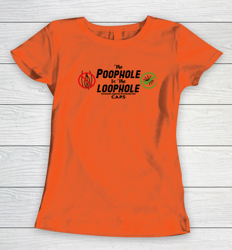 Poophole Is The Loophole Christians Against Premarital Sex Women's T-Shirt 2
