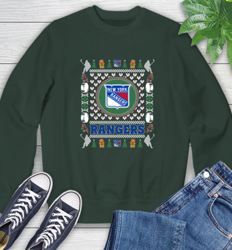 New York Rangers Merry Christmas NHL Hockey Loyal Fan Ugly Shirt 36