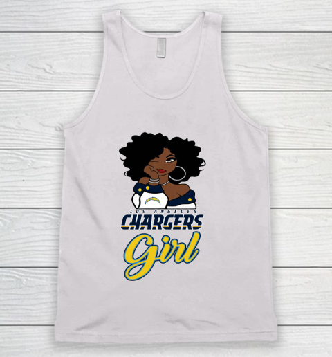 Los Angeles Chargers Girl NFL Tank Top 2
