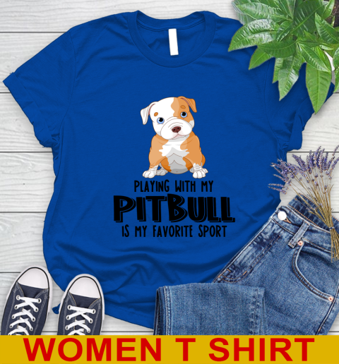 Playing with my pitbull is my favorite sport 79