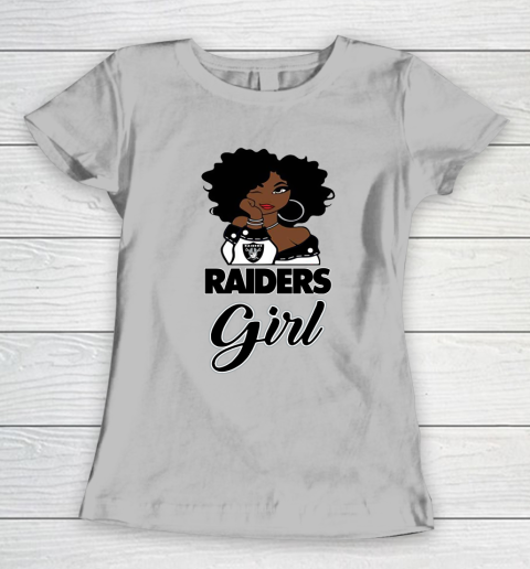 Oakland Raiders Girl NFL Women's T-Shirt 6