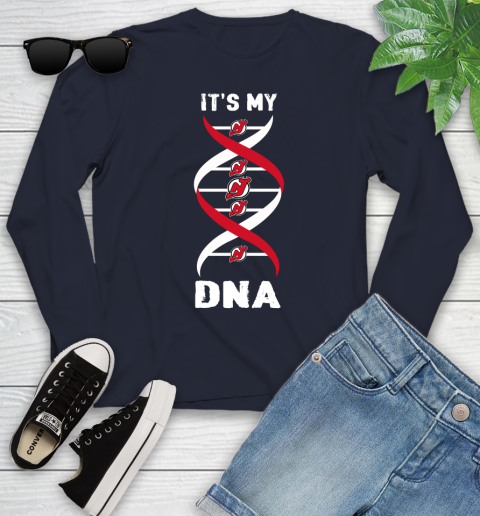 New Jersey Devils NHL Hockey It's My DNA Sports Youth Long Sleeve 2