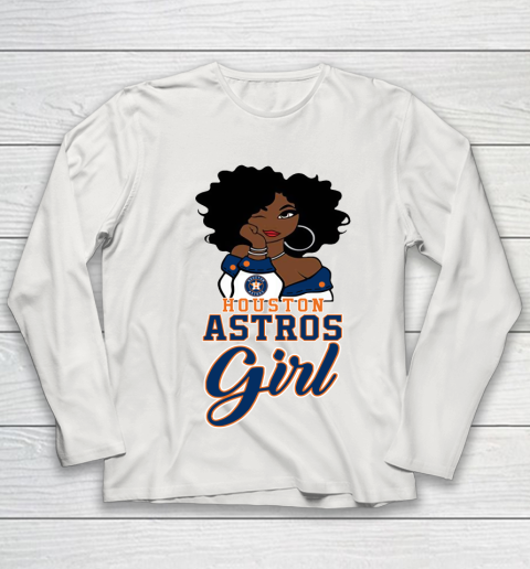 Houston Astross Girl MLB Youth Long Sleeve 11